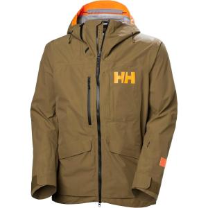 Helly-Hansen Ridge Infinity Shell Jacket, Men’s Waterproof Breathable Athletic-Shell for Outdoor Adventures & Sports(718 Sepia)
