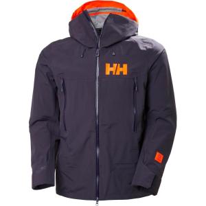 Helly-Hansen Sogn Shell 2.0 Jacket for Men, Premium Waterproof Skiing-Jacket with Breathable Fabric, Ideal for Winter Sport(660 Black Grape)