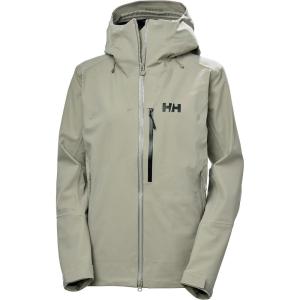 Helly-Hansen Verglas Backcountry Jacket for Women, Waterproof, Windproof, 2-Way Stretch, Helmet Hood, Multiple Pockets(885 Terrazzo)
