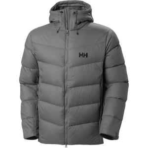 Helly-Hansen Verglas Icefall Down Jacket – Men’s Winter Down Jacket With Primaloft, Adjustable Wind Skirt, Bluesign Certified(876 Concrete)