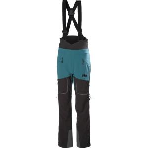 Helly-Hansen W ODIN BC SOFTSHELL BIB PANT – Women’s Waterproof, Breathable, and Insulated Bib Pants for Outdoor Adventures(453 Dark Creek)