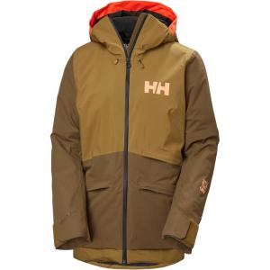 Helly-Hansen W Powchaser 2.0 Jacket for Women – Waterproof, Breathable Skiing-Jackets with Recycled Insulation & Ski Features(787 Lynx)