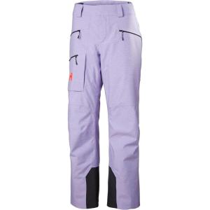 Helly-Hansen W Powderqueen Pant – Insulated 2-Layer Women’s Ski Athletic-Pants with Primaloft Black Eco & Vent Zippers(699 Heather)