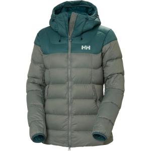 Helly-Hansen Women’s Verglas Glacier Down Jacket(485 Grey Cactus / Dark Creek)