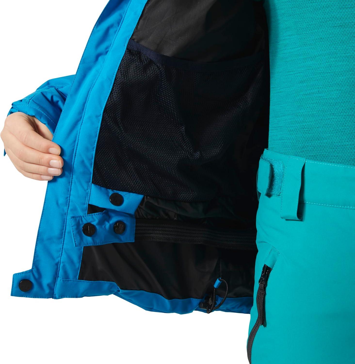 imageHellyHansen Cyclone Jacket for Juniors Waterproof Breathable Insulated Skiing Jacket with Adjustable Hood578 Neptune Blue