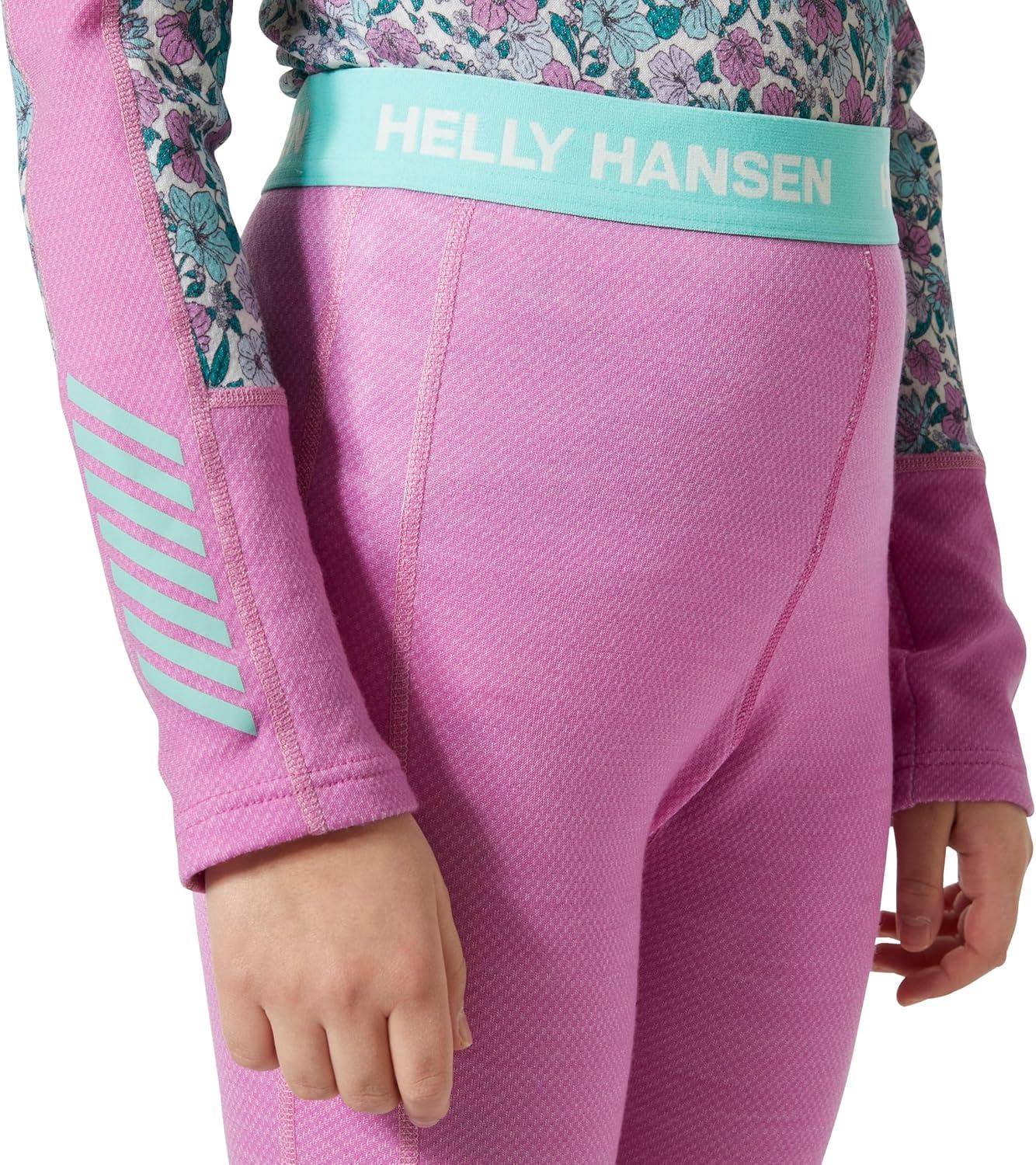 imageHellyHansen Graphic Lifa Merino Set Junior Unisex Merino Base Layer Set For Outdoor Comfort And Warmth089 Meta Pink Aop