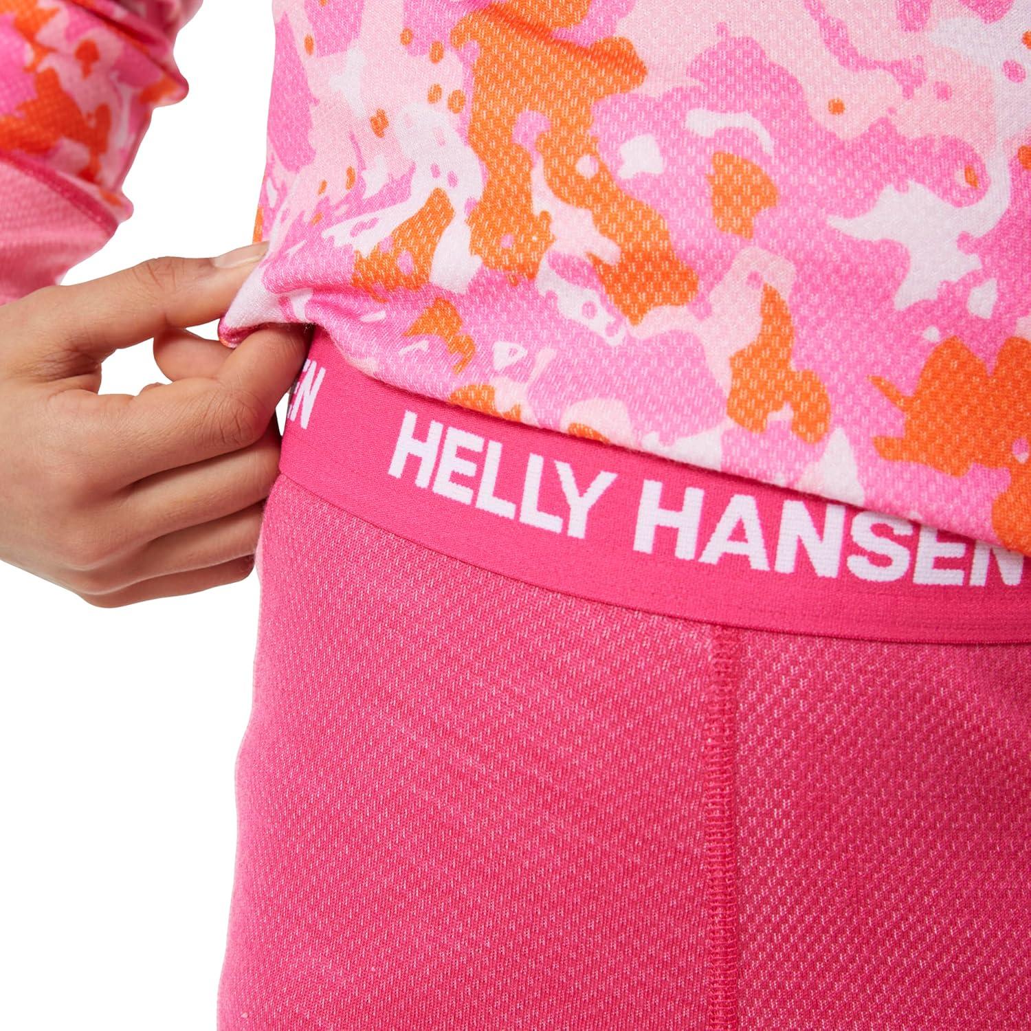 imageHellyHansen Graphic Lifa Merino Set Junior Unisex Merino Base Layer Set For Outdoor Comfort And Warmth181 Dragon Fruit