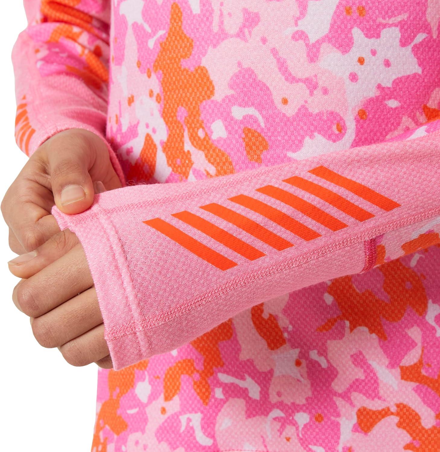 imageHellyHansen Graphic Lifa Merino Set Junior Unisex Merino Base Layer Set For Outdoor Comfort And Warmth181 Dragon Fruit