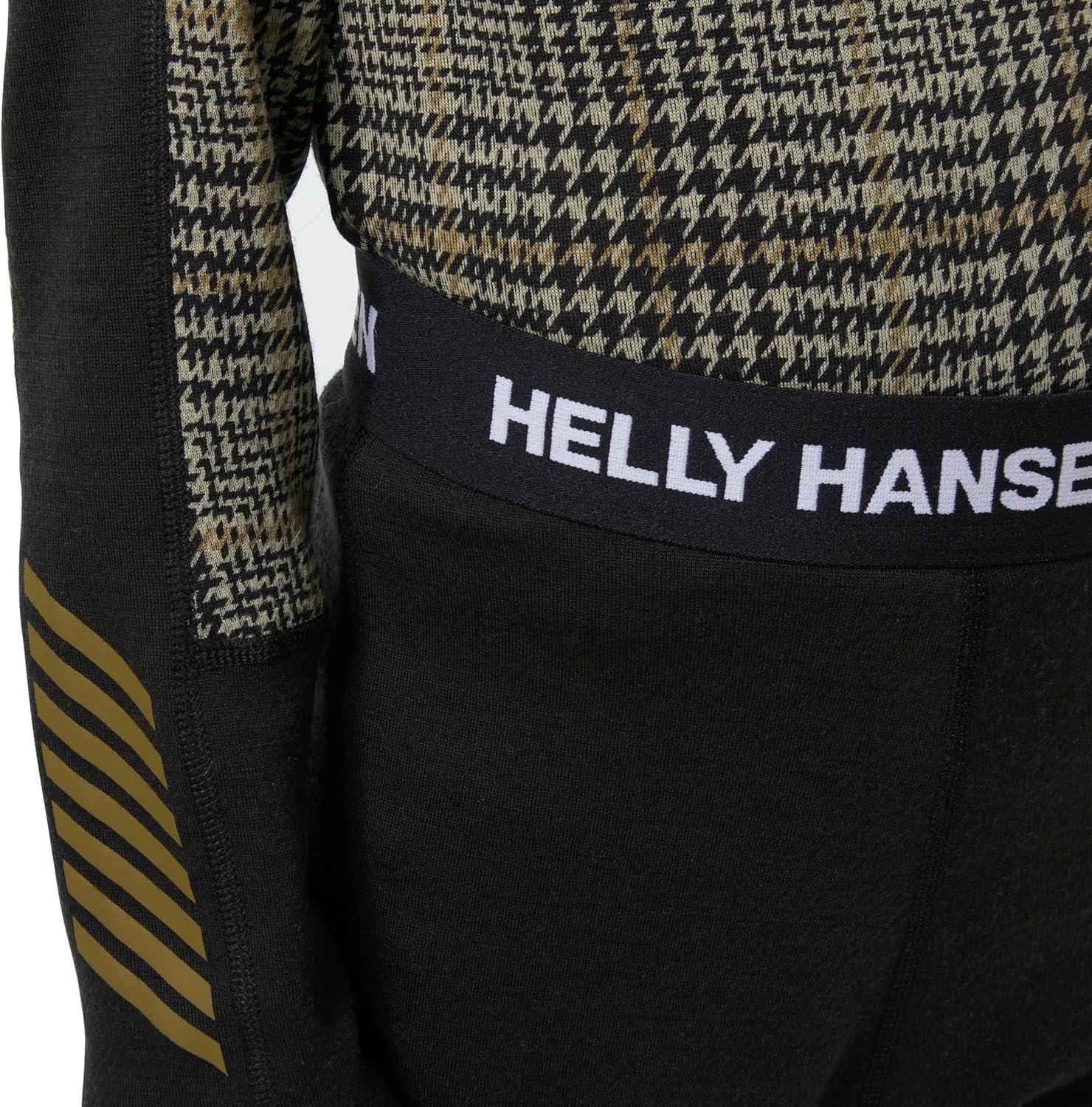 imageHellyHansen Graphic Lifa Merino Set Junior Unisex Merino Base Layer Set For Outdoor Comfort And Warmth718 Sepia Aop