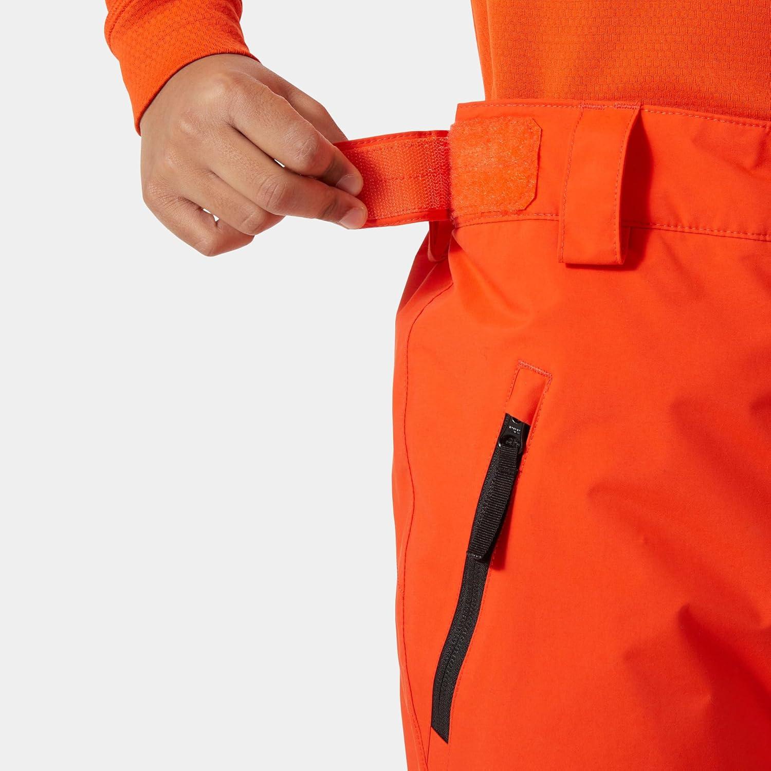 imageHellyHansen Junior Legendary Pant Waterproof Snow Pants for Kids Articulated Boys Trousers Extendable Winter Gear147 Cherry Tomato