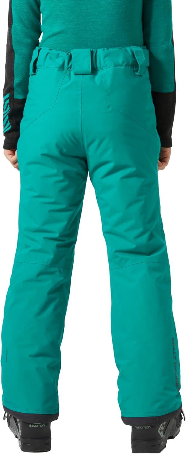 imageHellyHansen Junior Legendary Pant Waterproof Snow Pants for Kids Articulated Boys Trousers Extendable Winter Gear466 Signal Green