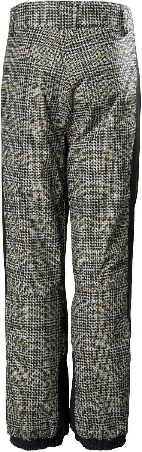 imageHellyHansen Junior Powder LT Pant Unisex Snow Wear Waterproof Breathable Insulated Ski Pants718 Sepia Broxburn Aop