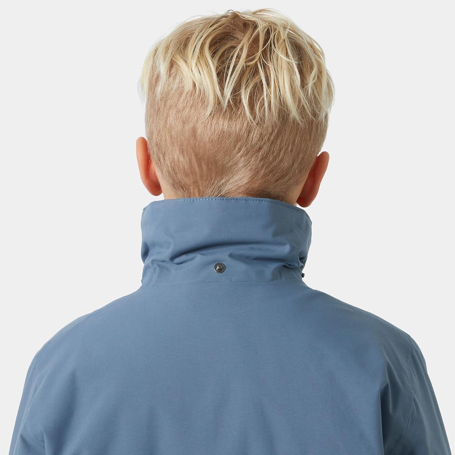 imageHellyHansen Junior Traverse Jacket Waterproof Breathable Unisex Design Ideal for Outdoor Adventures598 Navy