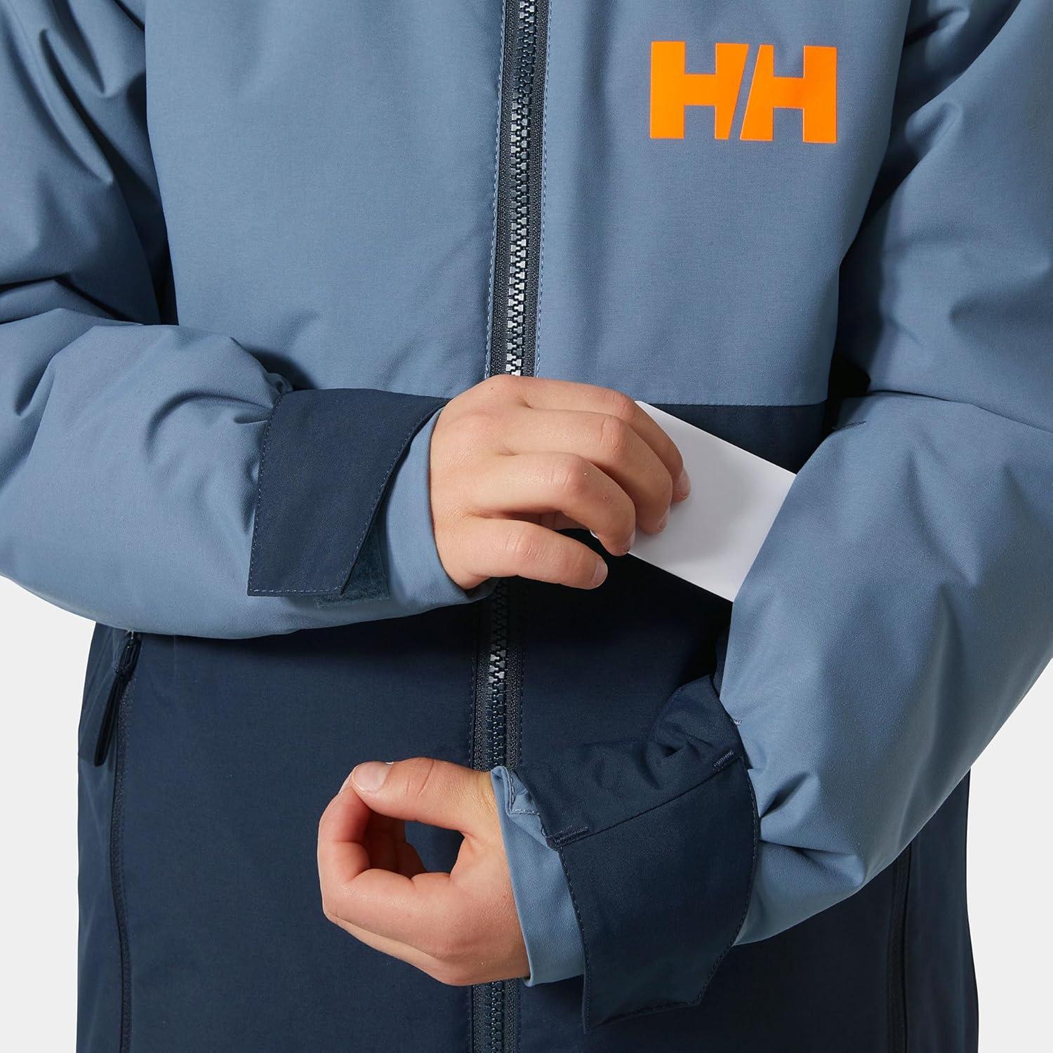 imageHellyHansen Junior Traverse Jacket Waterproof Breathable Unisex Design Ideal for Outdoor Adventures598 Navy