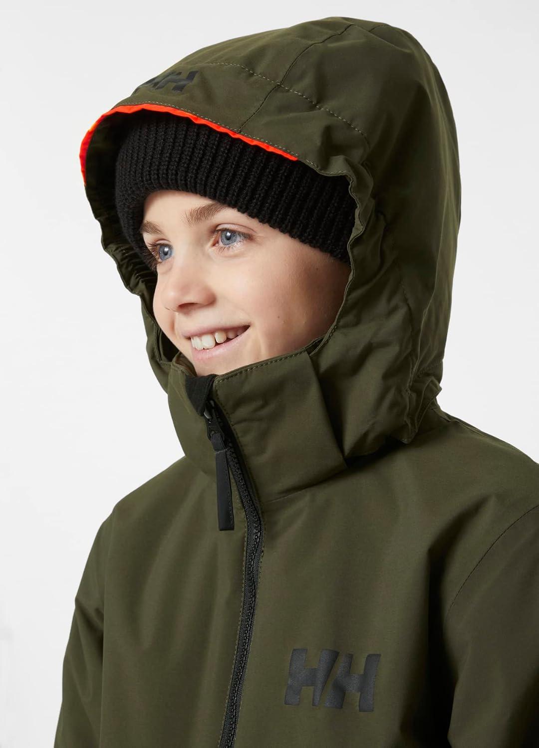 imageHellyHansen Junior Traverse Jacket Waterproof Breathable Unisex Design Ideal for Outdoor Adventures990 Black