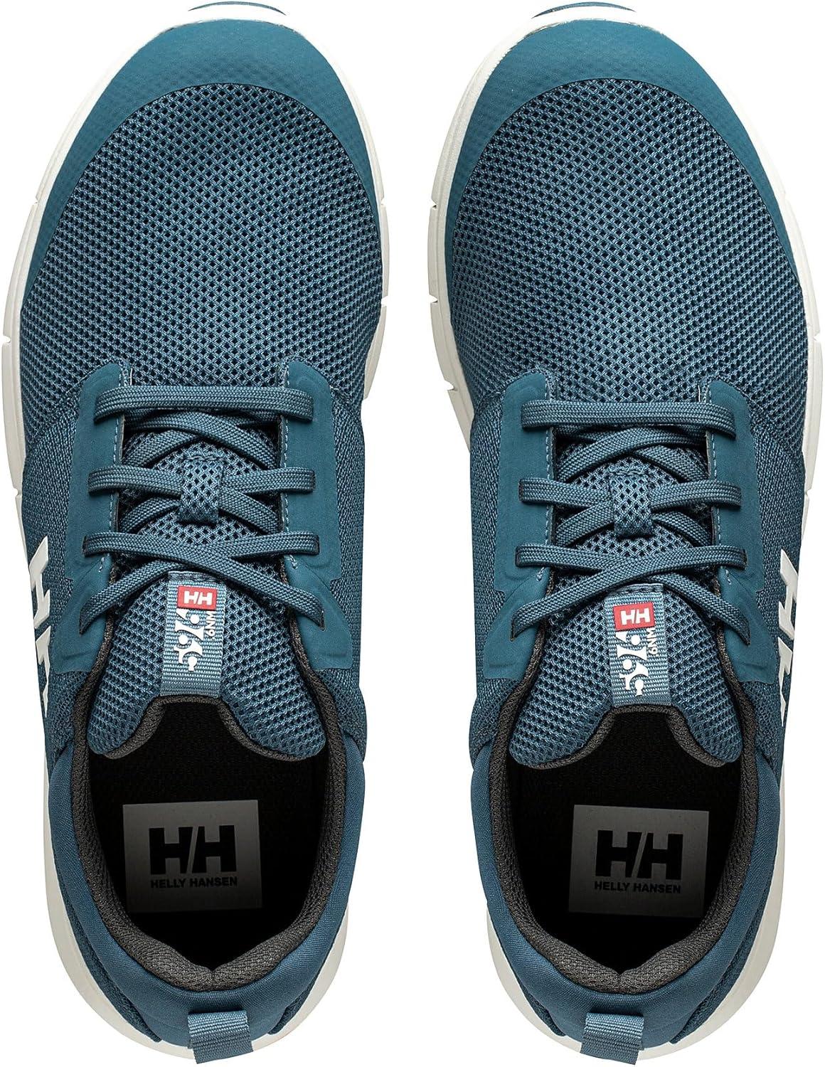 imageHellyHansen Mens Feathering Shoes Breathable Sailing Shoe Flexible NonMarking Boat Footwear Footwear for Men601 Washed Navy