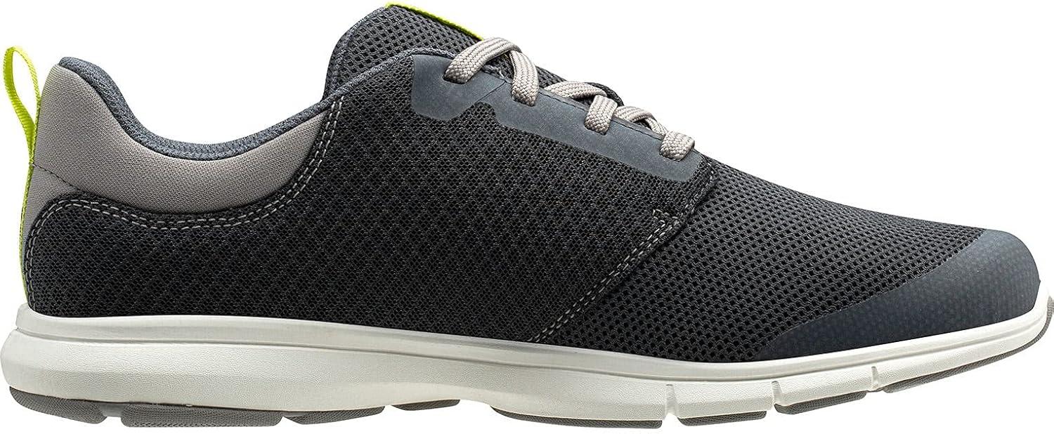 imageHellyHansen Mens Feathering Shoes Breathable Sailing Shoe Flexible NonMarking Boat Footwear Footwear for Men964 CharcoalEbonyNew Li