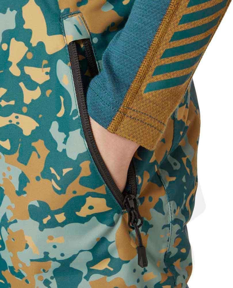 imageHellyHansen No Limits 20 Pant Junior Unisex Waterproof Insulated Ski Pants for Kids Breathable Snow Wear453 Dark Creek Splash Camo Aop