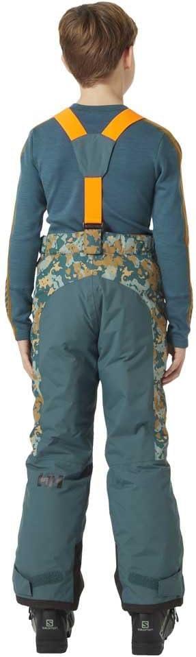 imageHellyHansen No Limits 20 Pant Junior Unisex Waterproof Insulated Ski Pants for Kids Breathable Snow Wear453 Dark Creek Splash Camo Aop