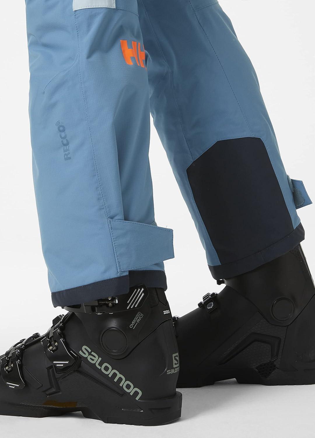 imageHellyHansen No Limits 20 Pant Junior Unisex Waterproof Insulated Ski Pants for Kids Breathable Snow Wear625 Blue Fog