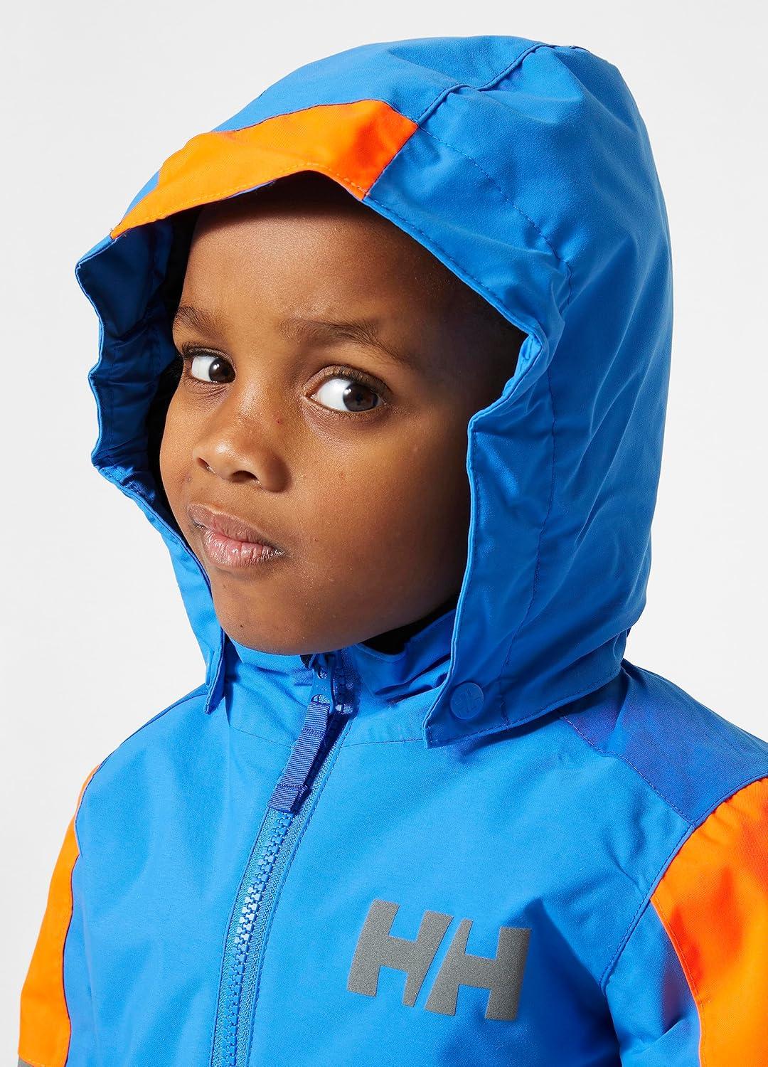 imageHellyHansen Rider 20 Insulated Ski Jacket for Kids Waterproof Breathable Neon Reflective Recycled Materials543 Cobalt 20