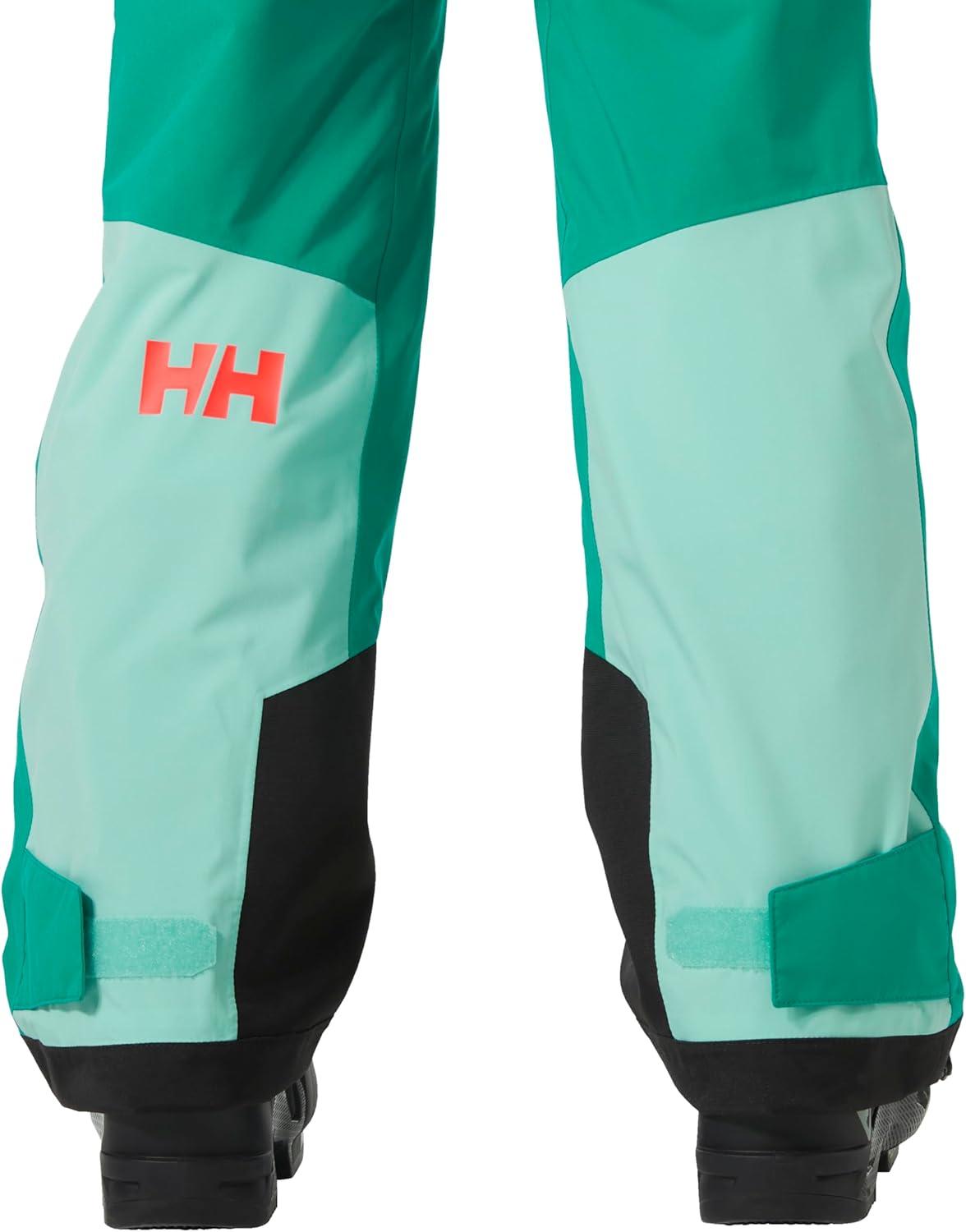 imageHellyHansen Stellar Bib Pant Junior Girls Snow Pants for Winter Activities Waterproof Breathable Durable Ski Gear466 Signal Green