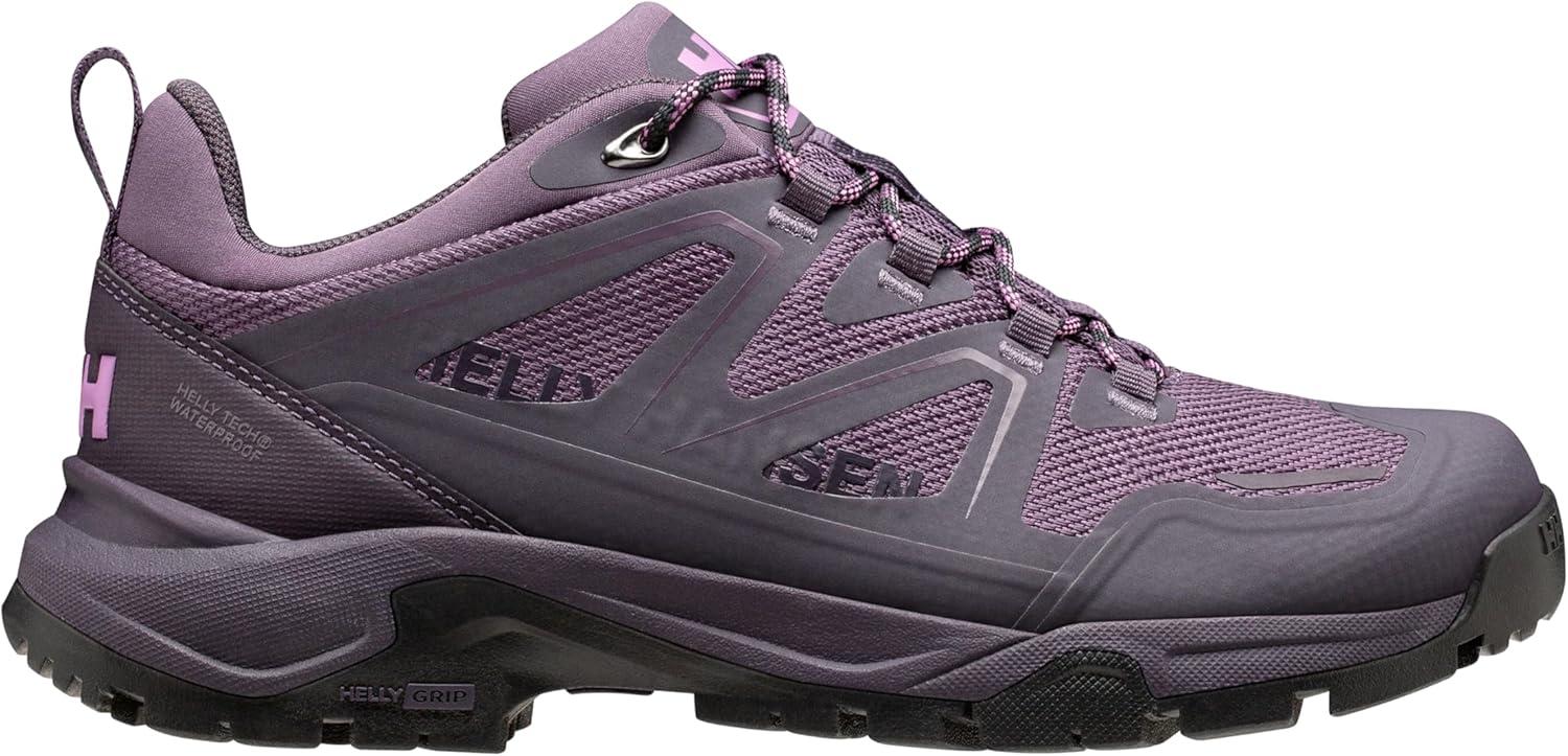 imageHellyHansen Womens Cascade Low HT Lightweight Performance Hiking Sneaker Shoes654 Smoked PurpleBlack