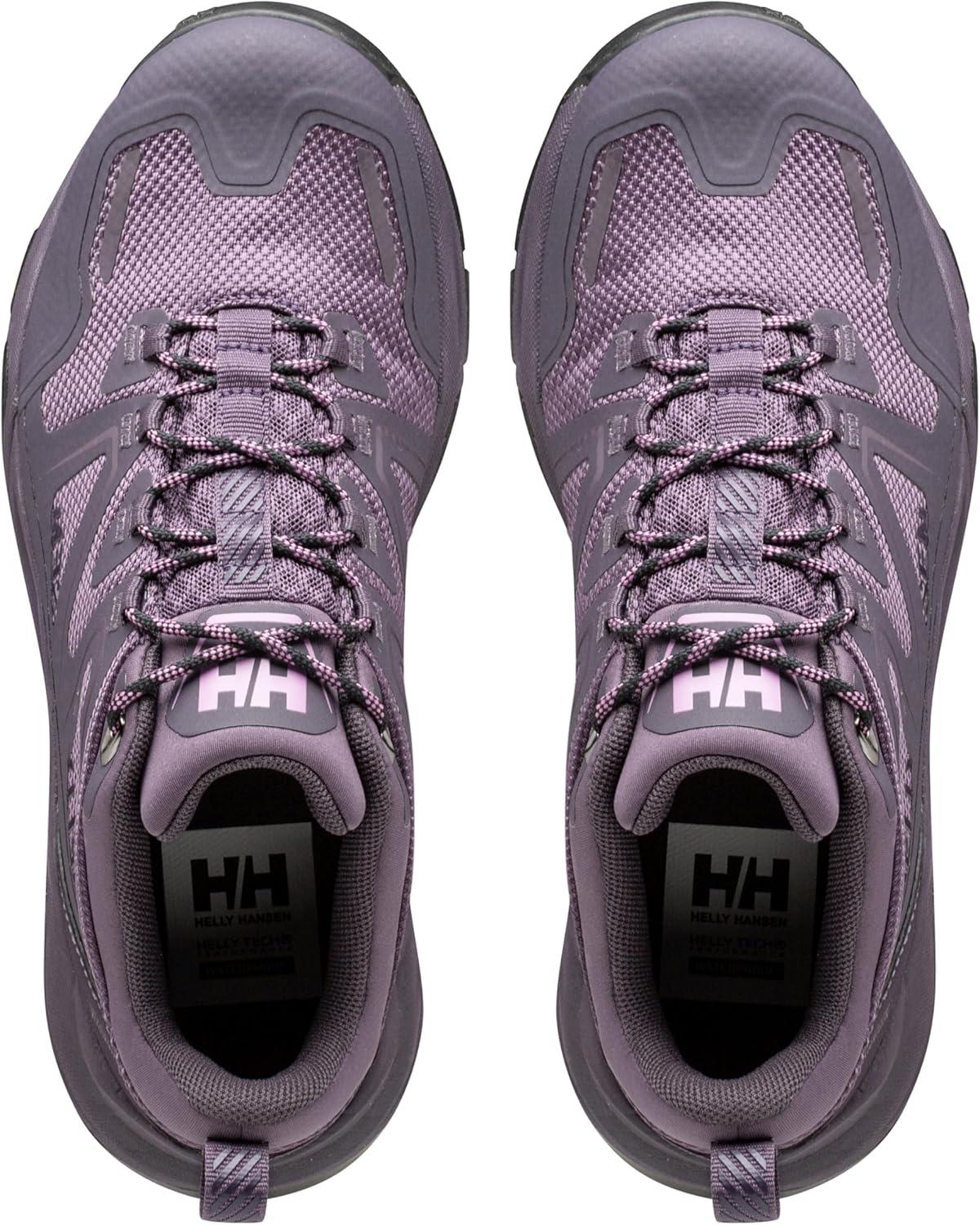 imageHellyHansen Womens Cascade Low HT Lightweight Performance Hiking Sneaker Shoes654 Smoked PurpleBlack