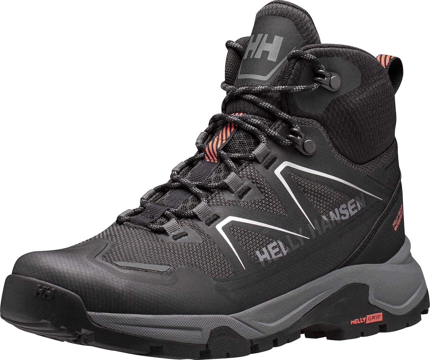 imageHellyHansen Womens Cascade Mid HT Lightweight Performance Hiking Boots990 BlackBright Bloom