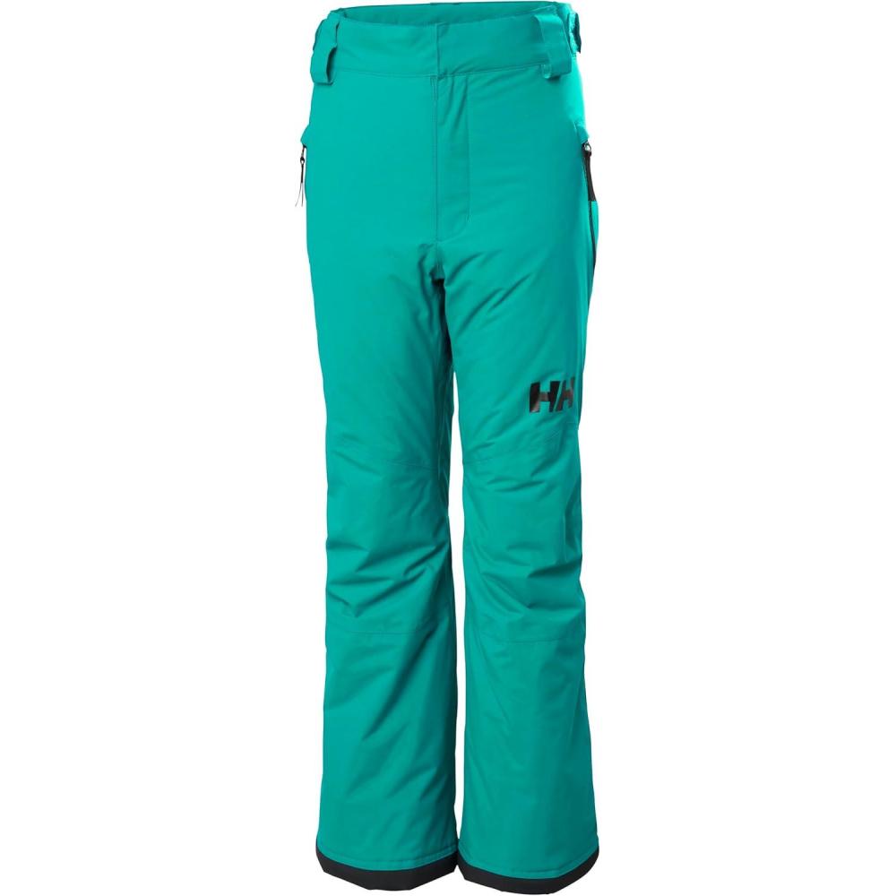 imageHellyHansen Junior Legendary Pant Waterproof Snow Pants for Kids Articulated Boys Trousers Extendable Winter Gear466 Signal Green