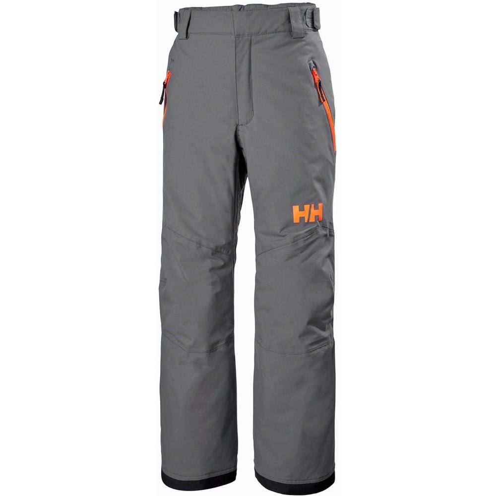 imageHellyHansen Junior Legendary Pant Waterproof Snow Pants for Kids Articulated Boys Trousers Extendable Winter Gear971 Quiet Shade