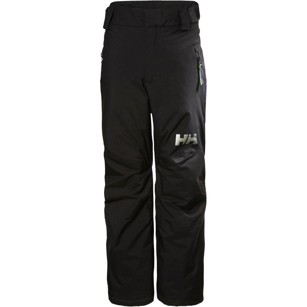 imageHellyHansen Junior Legendary Pant Waterproof Snow Pants for Kids Articulated Boys Trousers Extendable Winter Gear991 Black