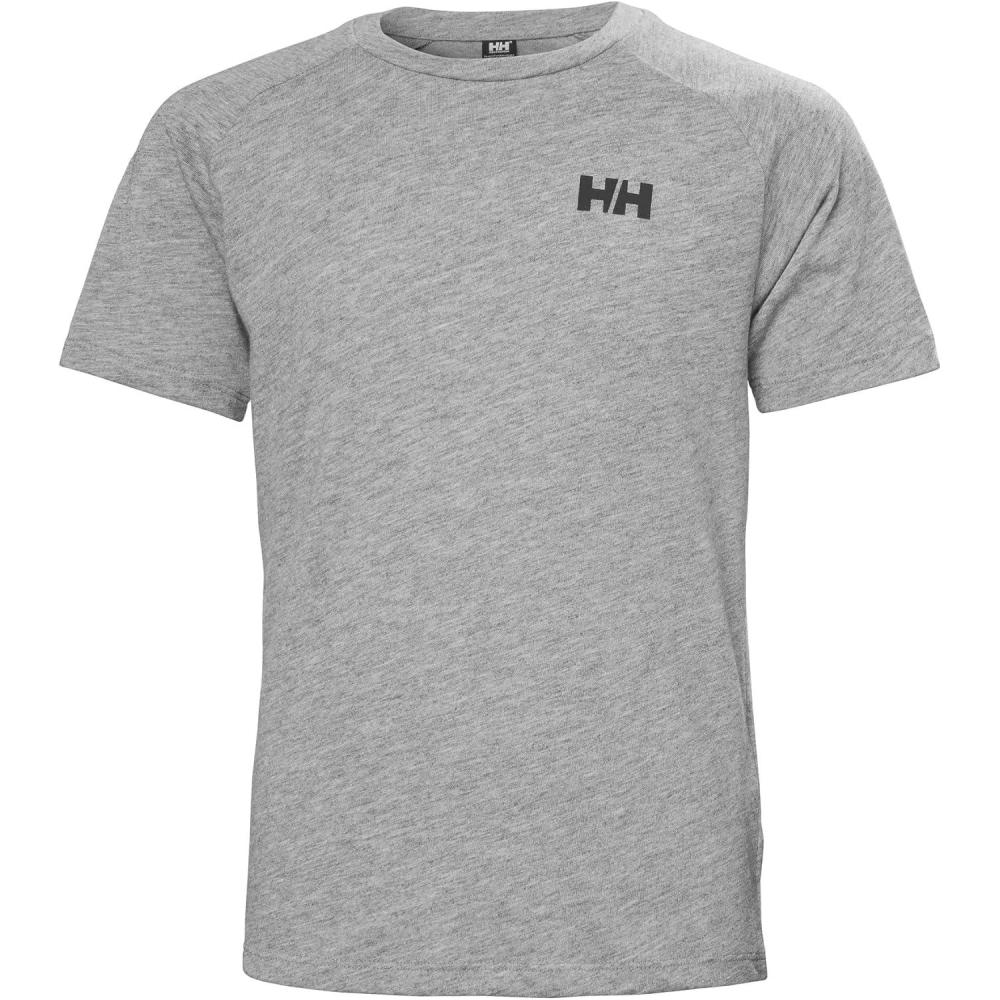 imageHellyHansen Junior Loen Tech TShirt949 Grey Melange