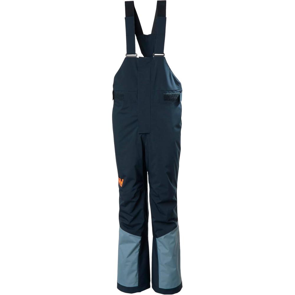 imageHellyHansen Junior Summit 20 Bib Pant Unisex Waterproof Ski ampamp Snowboard Overalls Adjustable Fit Breathable Durable597 Navy