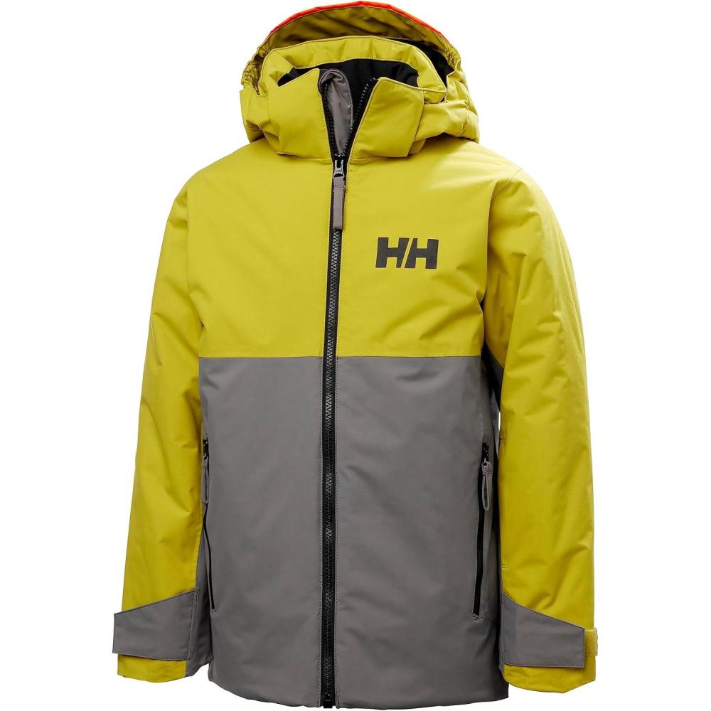 imageHellyHansen Junior Traverse Jacket Waterproof Breathable Unisex Design Ideal for Outdoor Adventures876 Concrete