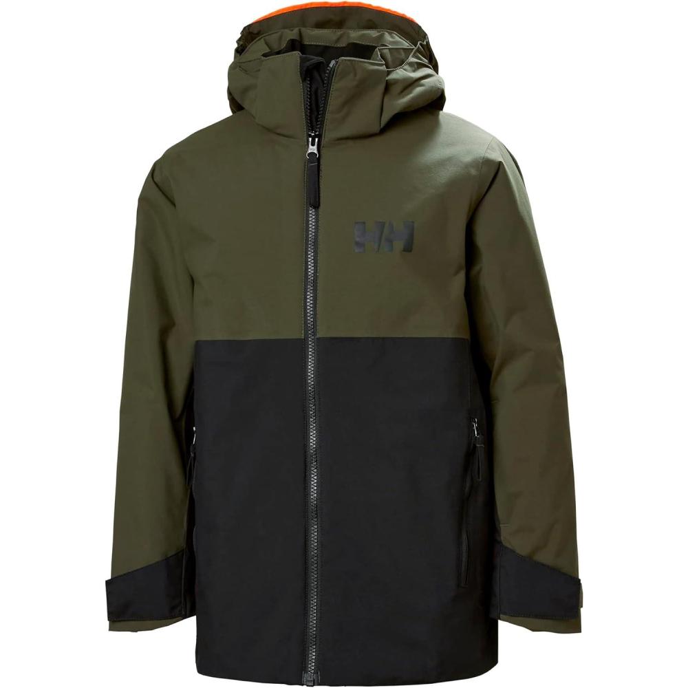 imageHellyHansen Junior Traverse Jacket Waterproof Breathable Unisex Design Ideal for Outdoor Adventures990 Black