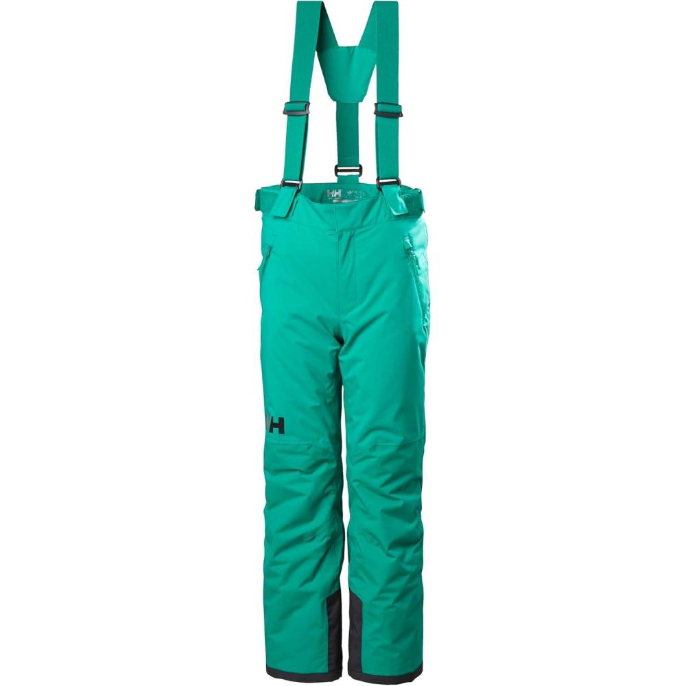 imageHellyHansen No Limits 20 Pant  Junior Unisex Waterproof Insulated Ski Pants for Kids Breathable Snow Wear466 Signal Green
