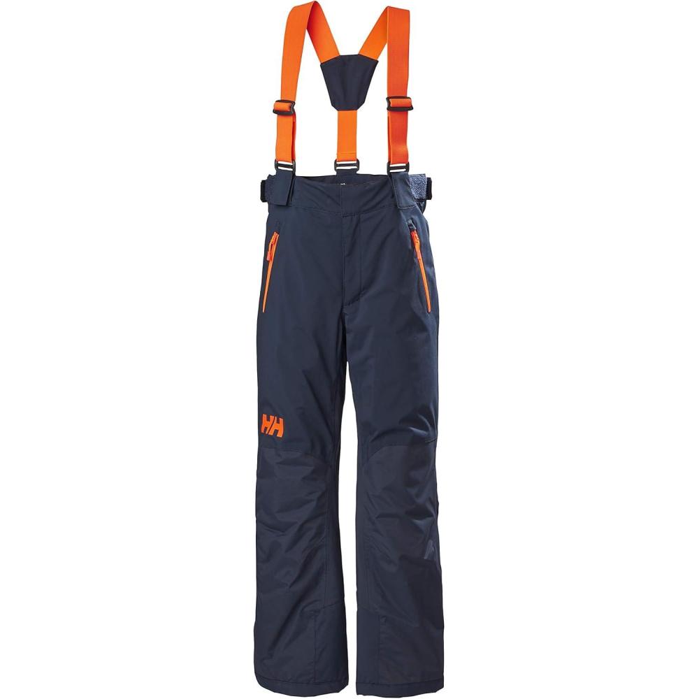 imageHellyHansen No Limits 20 Pant  Junior Unisex Waterproof Insulated Ski Pants for Kids Breathable Snow Wear597 Navy