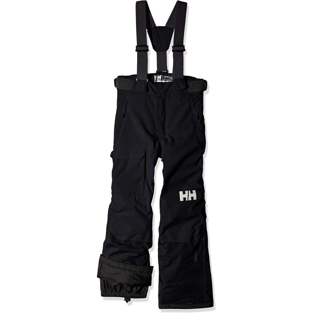 imageHellyHansen No Limits 20 Pant  Junior Unisex Waterproof Insulated Ski Pants for Kids Breathable Snow Wear990 Black