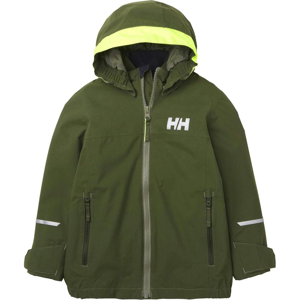 imageHellyHansen UnisexYouth Kids Shelter Jacket472 Seaweed Green