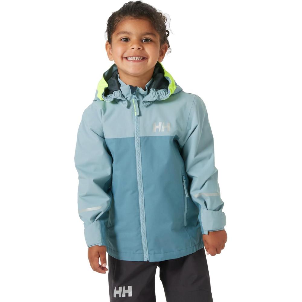 imageHellyHansen UnisexYouth Kids Shelter Jacket522 Rain Blue