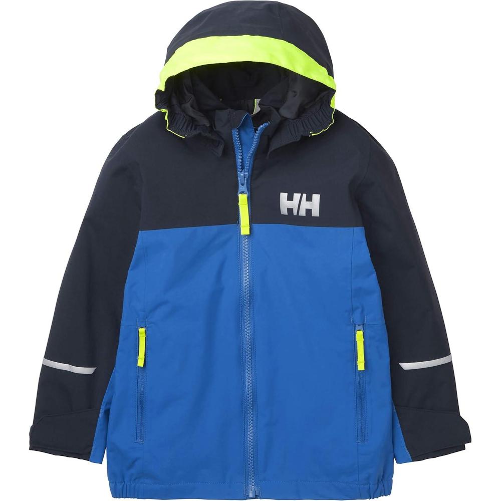 imageHellyHansen UnisexYouth Kids Shelter Jacket538 Sonic Blue