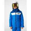 Helly-Hansen Cyclone Jacket for Juniors – Waterproof, Breathable, Insulated Skiing Jacket with Adjustable Hood(543 Cobalt 2.0)