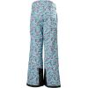 Helly-Hansen Diamond Pant Junior Girl Ski Pants, Waterproof Breathable Snow Gear, Insulated Warmth(090 Meta Pink Floral Aop)