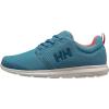 Helly-Hansen Feathering Women’s Lightweight Shoe, Stylish & Durable Sneakers for Active Lifestyle & Everyday Comfort(649 Caribbean Sea/Peach Echo)