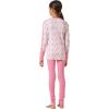 Helly-Hansen Graphic Lifa Merino Set Junior Unisex Merino Base Layer Set For Outdoor Comfort And Warmth(068 Sugar Pink)
