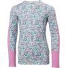 Helly-Hansen Graphic Lifa Merino Set Junior Unisex Merino Base Layer Set For Outdoor Comfort And Warmth(089 Meta Pink Aop)