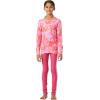 Helly-Hansen Graphic Lifa Merino Set Junior Unisex Merino Base Layer Set For Outdoor Comfort And Warmth(181 Dragon Fruit)