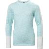 Helly-Hansen Graphic Lifa Merino Set Junior Unisex Merino Base Layer Set For Outdoor Comfort And Warmth(607 Light Cyan Aop)