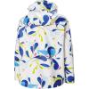 Helly-Hansen Junior Moss Jacket – Unisex Coat with HELOX, YKK Zipper, Detachable Hood, Adjustable Cuffs & Hem, Hand Pockets(049 Sling White Print)